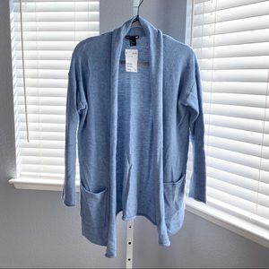 H&M Open Cardigan Light Blue Size Large NWT